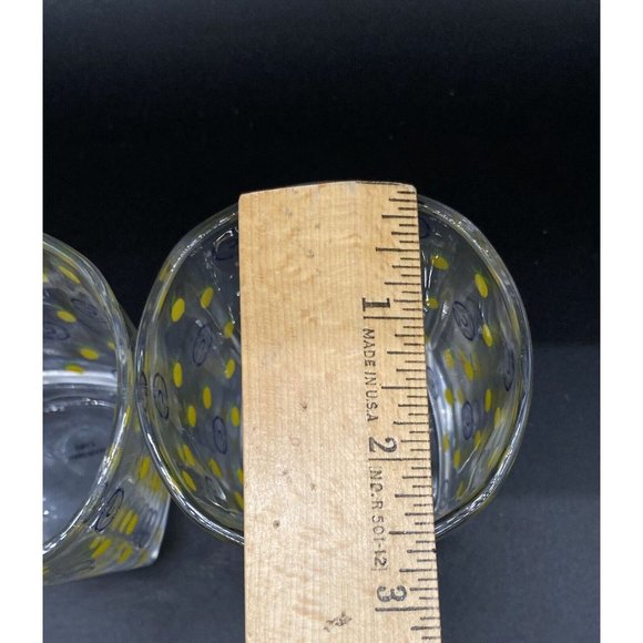 Vintage Ciroc & Yellow Lemon Lowball Glasses 3" LOT 2 - Picture 8 of 8